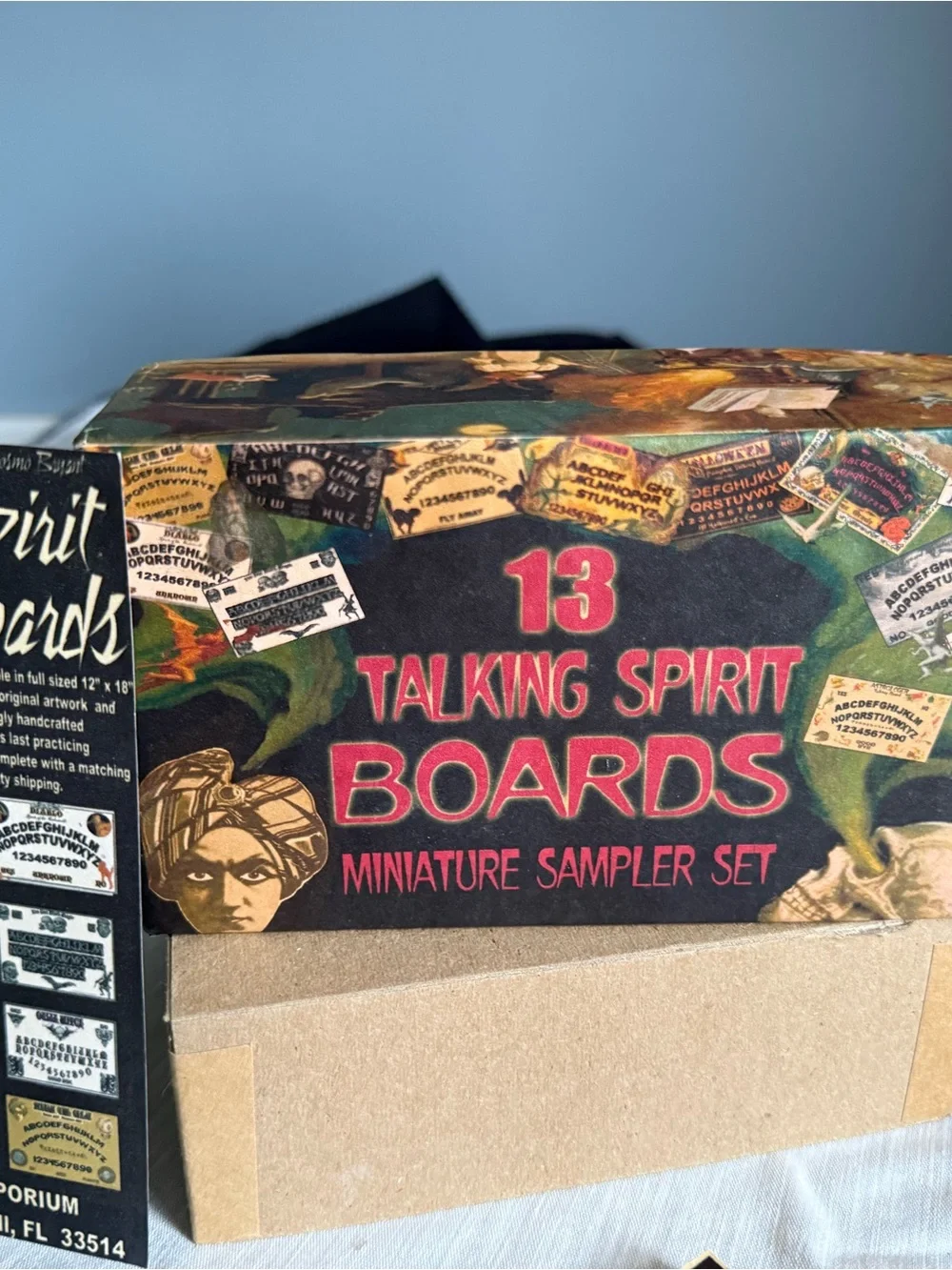 13 Talking Spirit Boards Miniature Sampler Set - Black and Red